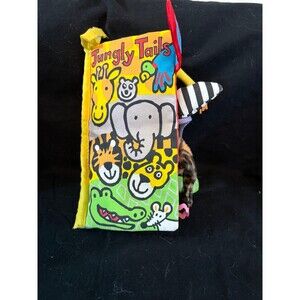 Jelly cat soft stuffed jungly tails baby crinkly book
